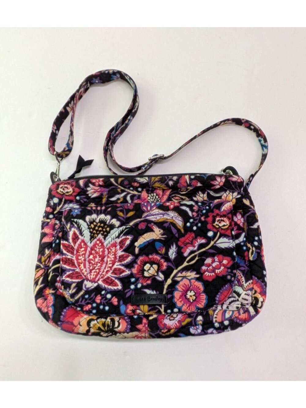 Vera Bradley Quilted Shoulder Crossbody Bag Foxwood Pattern Purse Retired